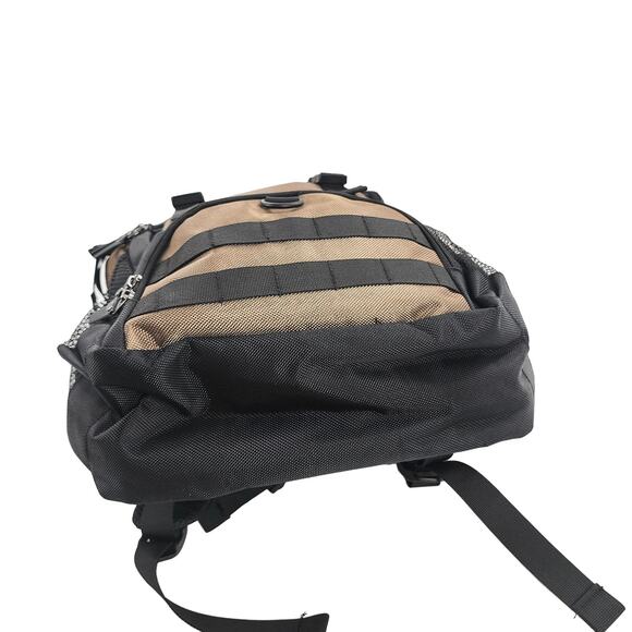 NRA Computer Backpack Laptop Bag Tactical Military Polyester Pack Khaki Brown - Picture 12 of 12